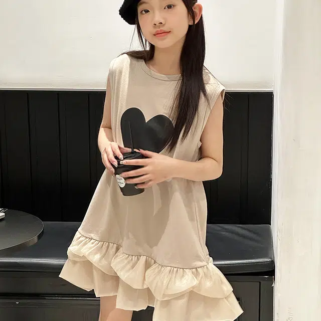 俞兆林连衣裙 无袖亲肤舒适轻透 中小童