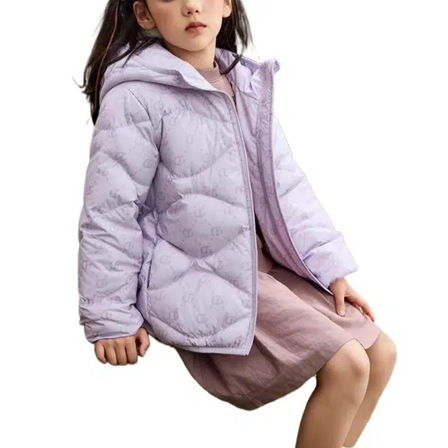 鸭鸭 保暖防风防水舒适轻盈羽绒服 青少年