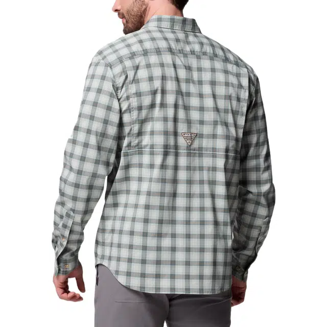 Columbia Men's Long Sleeve Yarn Dye Shirt Sharptail Omni-ShadeOmni-Wick
