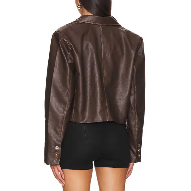 SUPERDOWN Faux Leather Jacket Blakely