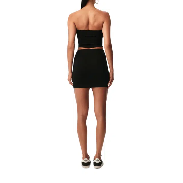 NAKED WARDROBE Tube Crop Top NW