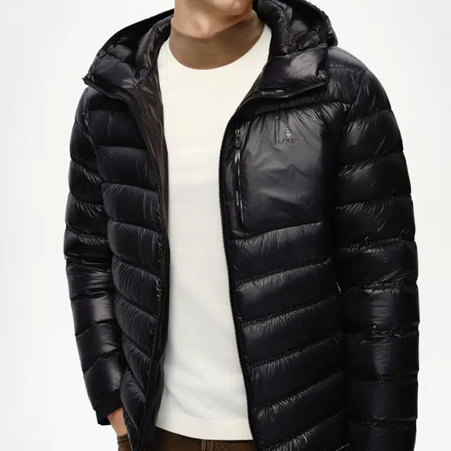 比音勒芬 保暖工装风连帽羽绒服 男款