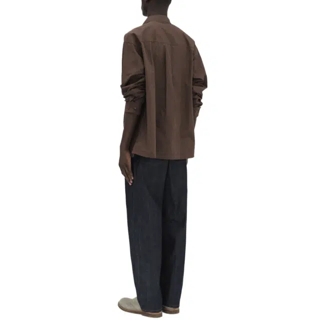 BESLOW COMFY ONE TUCK SELVAGE DENIM PANTS