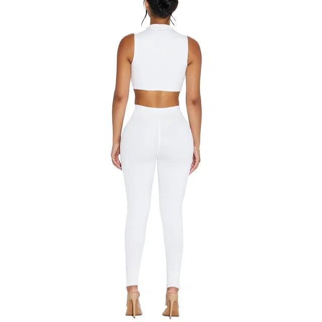 NAKED WARDROBE Sleeveless Legging Set NW