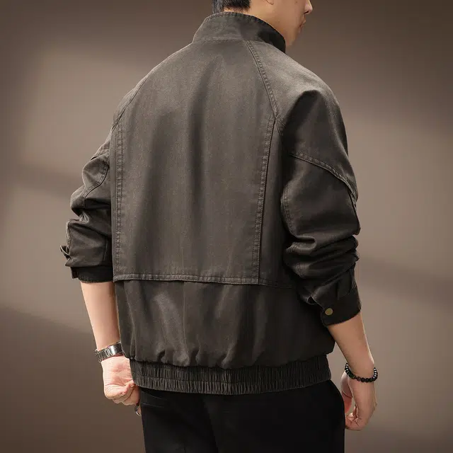 贵色 城市机能做旧潮牌高街痞帅休闲皮衣 男女同款