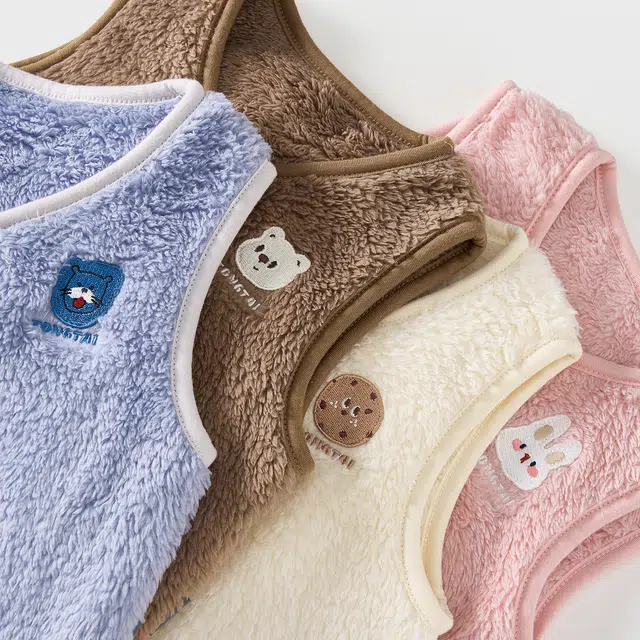 童泰马甲 春秋季宝宝衣服儿童休闲外出上衣男童女童绒马夹坎肩 婴幼童