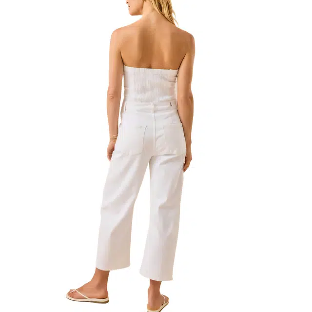ALTAR'D STATE Hennley Strapless Denim Jumpsuit