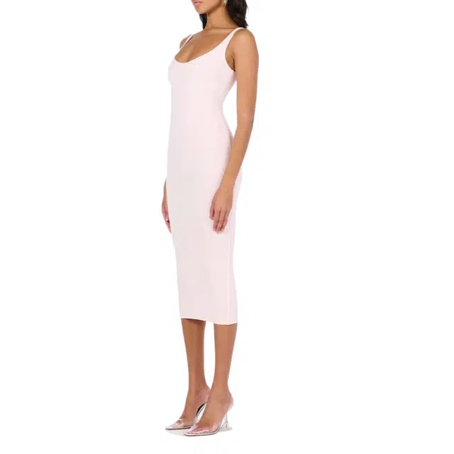 NAKED WARDROBE SCULPT TANK MIDI DRESS NW