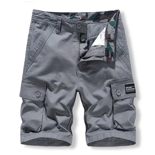 金盾 纯色夏季工装潮流休闲短裤 男款