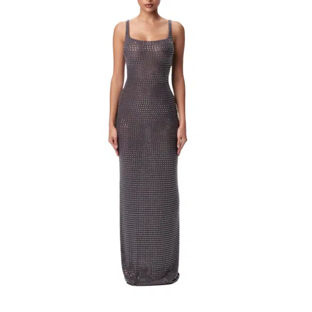 NAKED WARDROBE Tank Maxi Dress Crystal