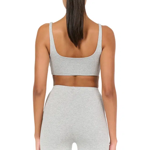 NAKED WARDROBE Scoop Tank Crop Top NW