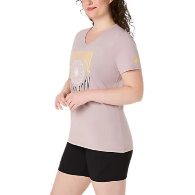 Asics WOMEN'S SUNFLOWER SLOGAN T