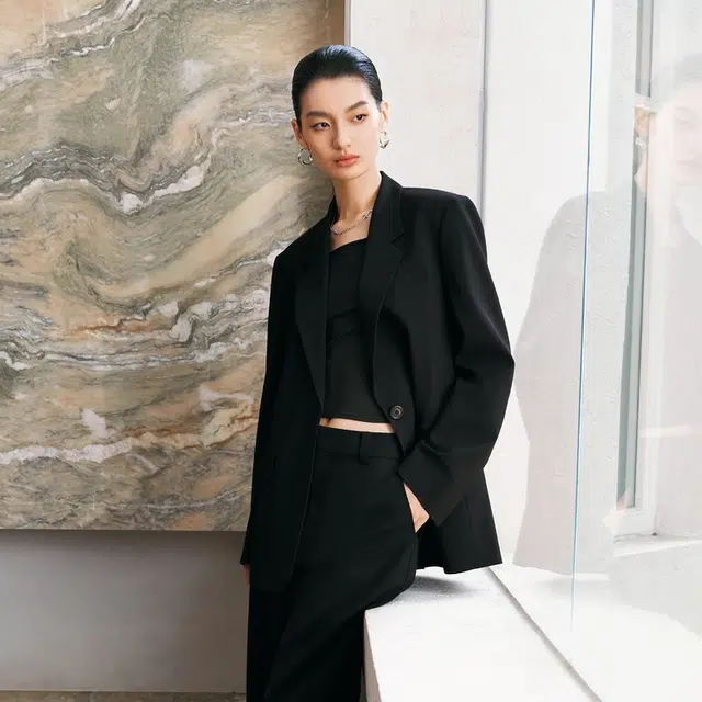 Peacebird Classic Wool Blend Blazer