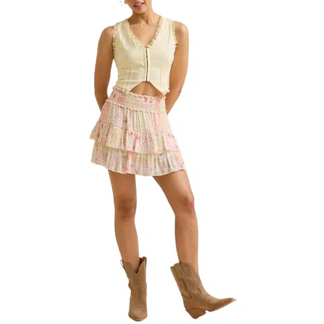 ALTAR'D STATE Dallas Smock Top Skirt