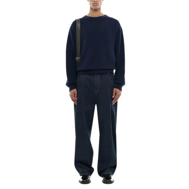 BESLOW OVERSIZED CREW NECK KNIT