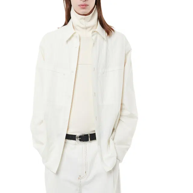 BESLOW COTTON STITCHED MILITARY SHIRT