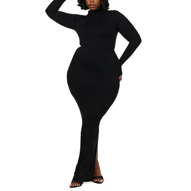 NAKED WARDROBE Maxi Skirt CURVE NW