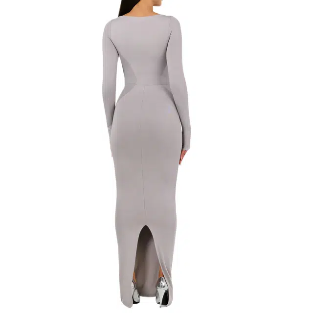 NAKED WARDROBE Butter Contour Maxi Skirt