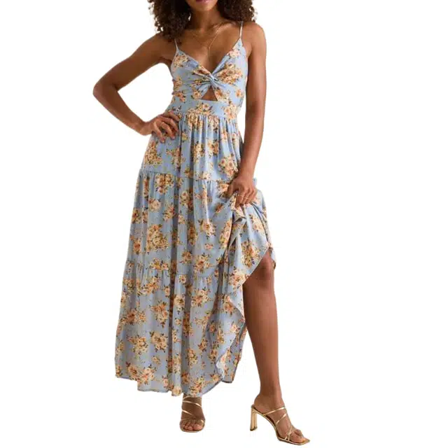ALTAR'D STATE Floral Maxi Dress Kehlani