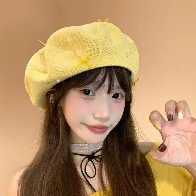 恩僾德 经典百搭 聚酯纤维 贝雷帽 男女同款情侣款