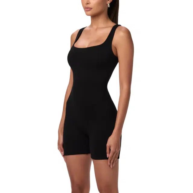 NAKED WARDROBE Scooped Tank Romper NWLegacy