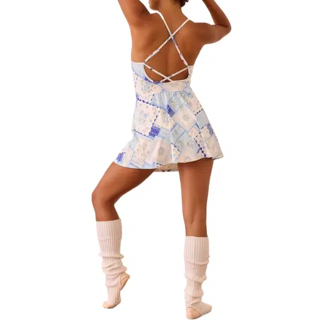 ALTAR'D STATE Tee Time Patchwork Dress