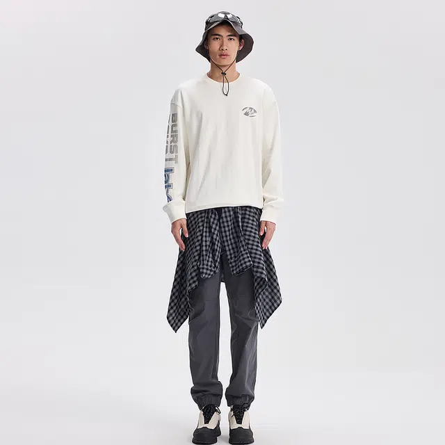 美特斯邦威 舒适潮流美式复古套头卫衣 男款