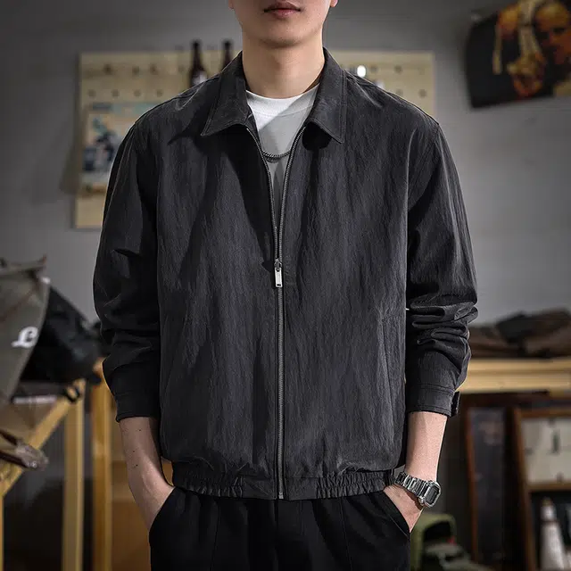 遨宇 美式复古休闲经典潮牌森系风百搭户外通勤夹克外套 男款