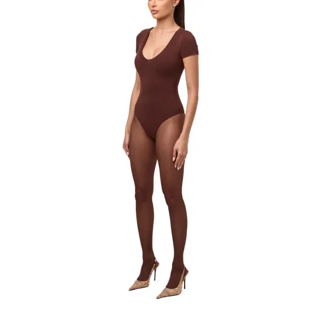 NAKED WARDROBE NW V-Neck Sculpt Bodysuit