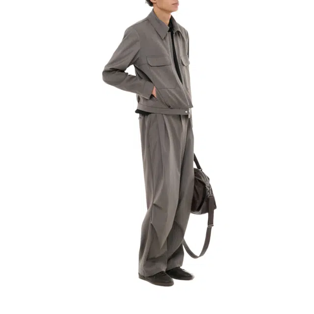 BESLOW PARACHUTE PLEATED SLACKS