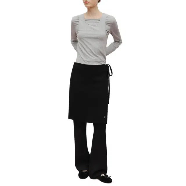 MARITHE FRANCOIS GIRBAUD LAYERED JERSEY LONG SLEEVE