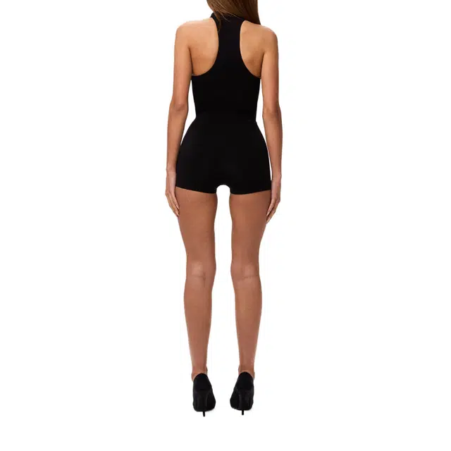 NAKED WARDROBE Racerback Bodysuit Naked