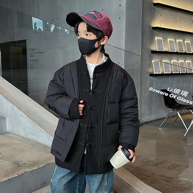 雅鹿羽绒服 冬季羽绒服系列 时尚洋气纯色防水防风保暖长袖 青少年