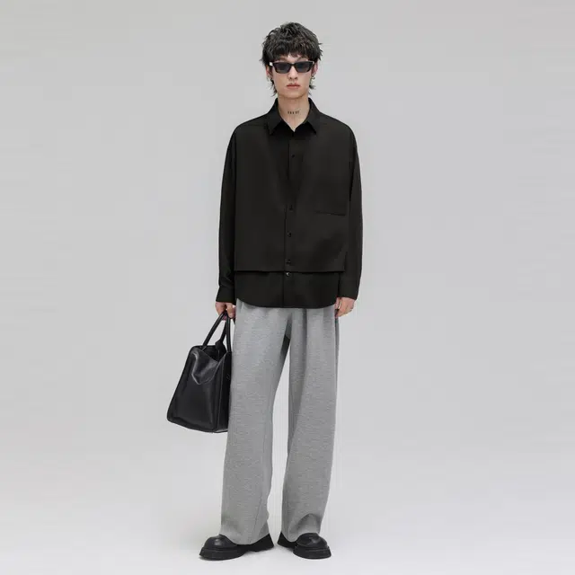 HERBEL Casual Layered Shirt