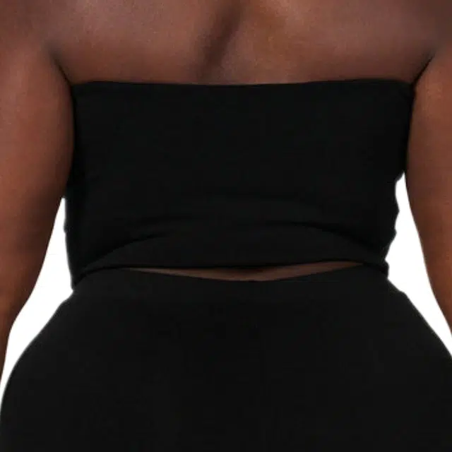 NAKED WARDROBE Tube Crop Top Curve Sculpted Streetwear Legacy