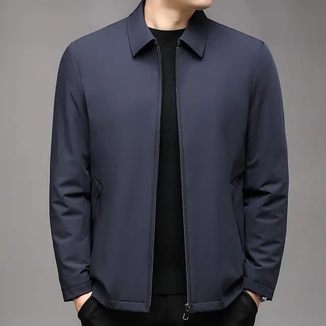 太子龍 商务行政大衣外套简约百搭翻领设计夹克 男款