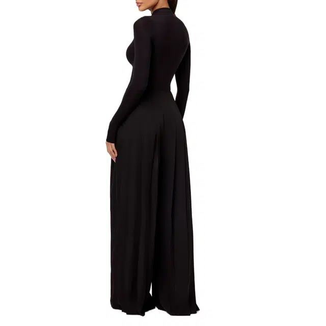 NAKED WARDROBE Pleated Wide Leg Pant