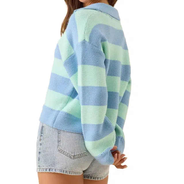 ALTAR'D STATE Stripe Polo Sweater Lyra Polo