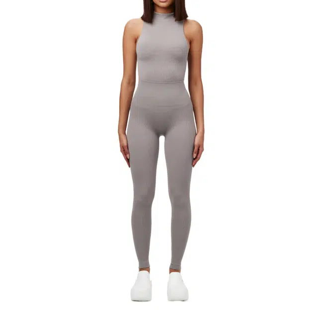 NAKED WARDROBE Sculpt Seamless Ribbed Legging