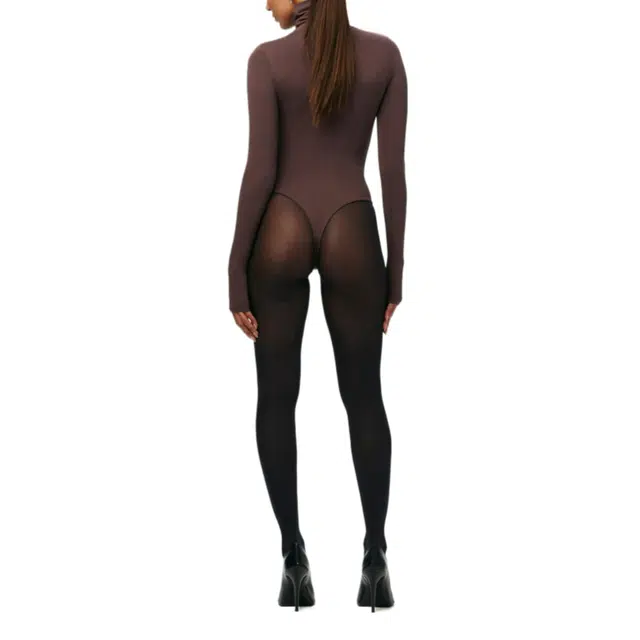 NAKED WARDROBE NW Turtleneck Bodysuit