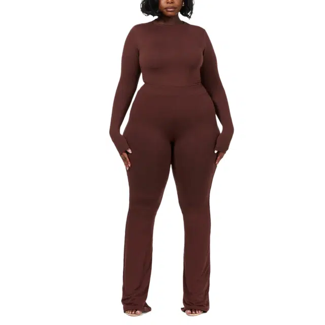 NAKED WARDROBE NW High Waist Bootcut Pants Curve NW