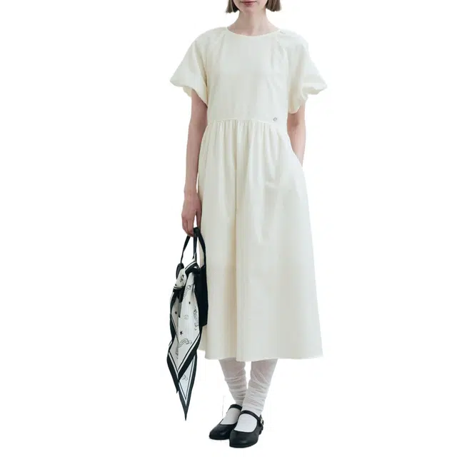 MARITHE FRANCOIS GIRBAUD W PUFF SLEEVE DRESS