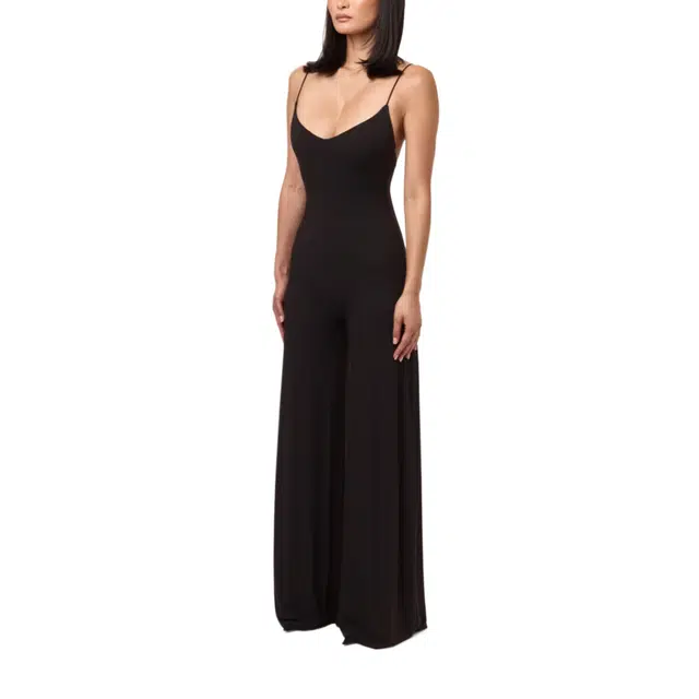 NAKED WARDROBE Smooth Cami Wide Leg Jumpsuit