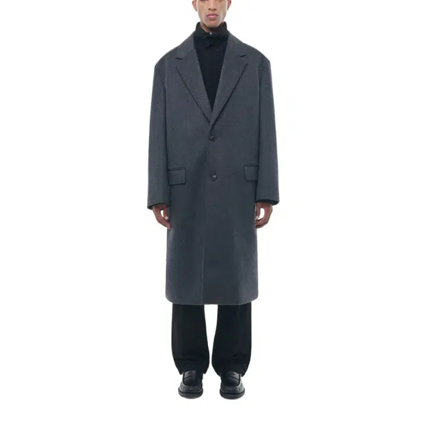 BESLOW OVERSIZED CASHMERE SINGLE COAT