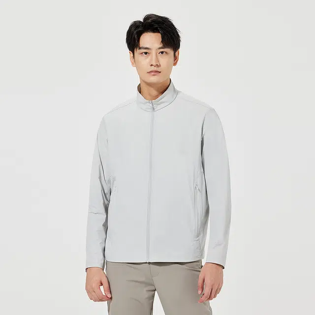 利郎 商务休闲纯色立领质感简约百搭防紫外线商场同款夏季长袖防晒服 男款