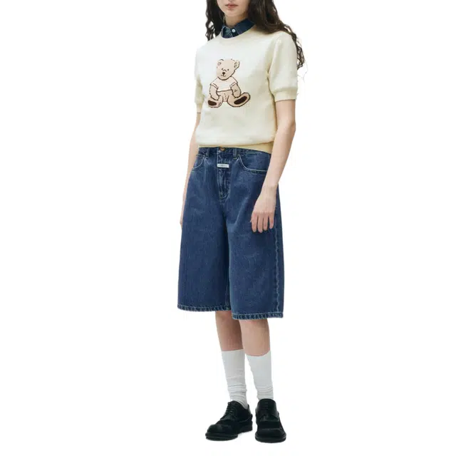 MARITHE FRANCOIS GIRBAUD W DOODLE BEAR HALF KNIT