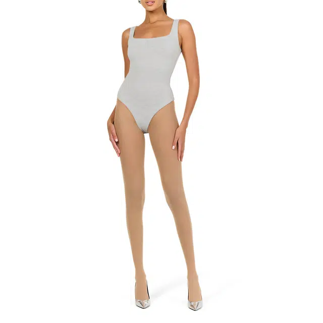 NAKED WARDROBE Sculpt Tank Scoop Bodysuit NW
