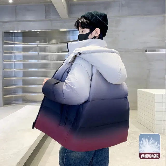 雅鹿羽绒服 舒适简约大方连帽长袖 青少年