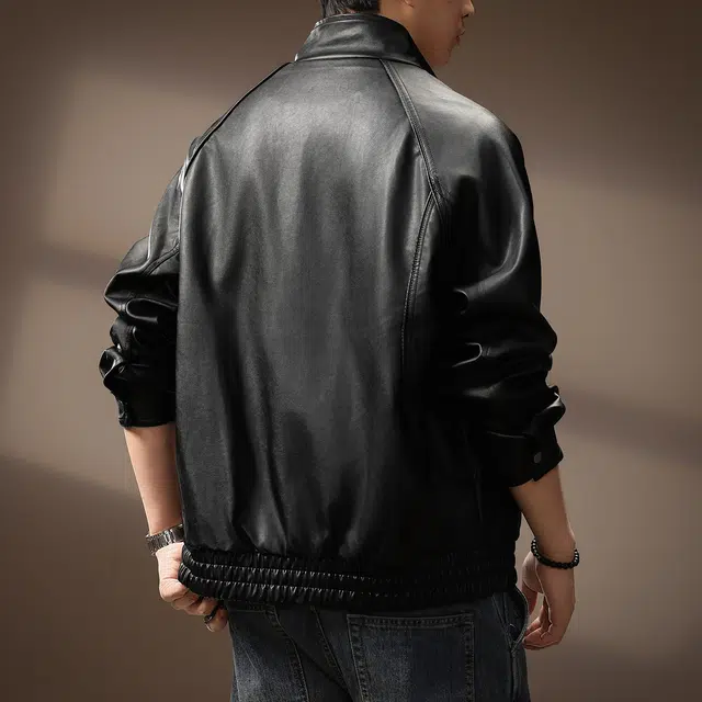 贵色 高端潮流美式复古机能风潮牌时尚百搭户外高街痞帅日常穿搭防风休闲上衣皮衣 男女同款