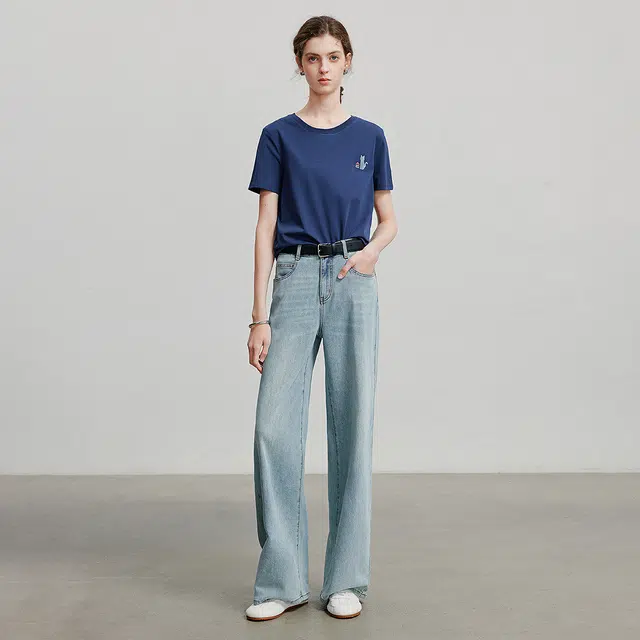 初语 遮肉显瘦百搭牛仔裤 女款